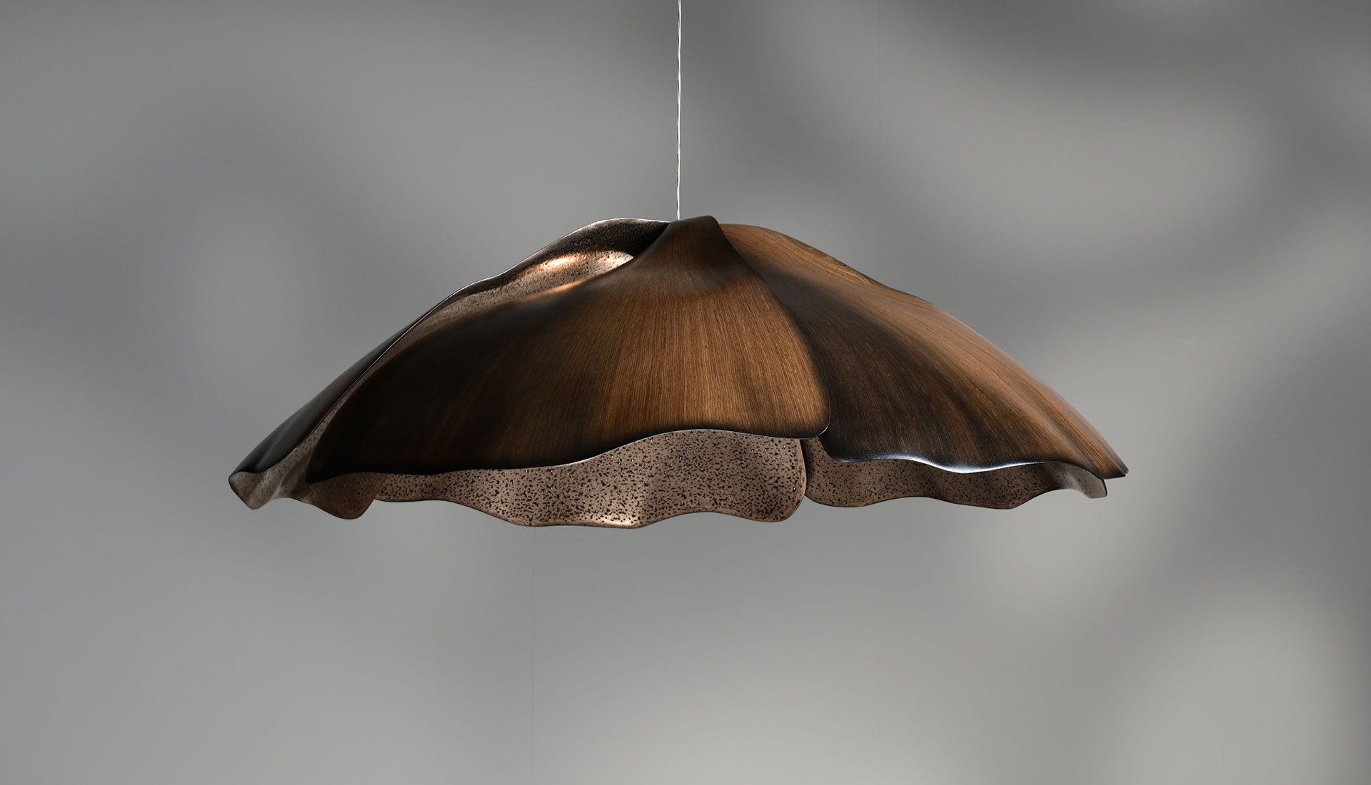 Marc Fish Mokume-gane Large Pendant Light