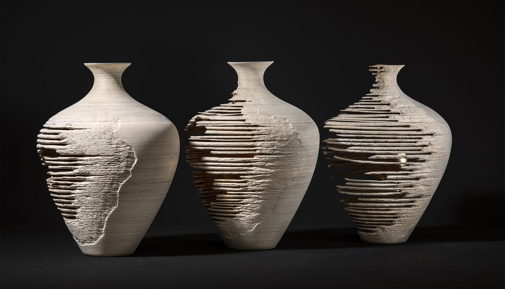 Relics Series vases Triptych 2026