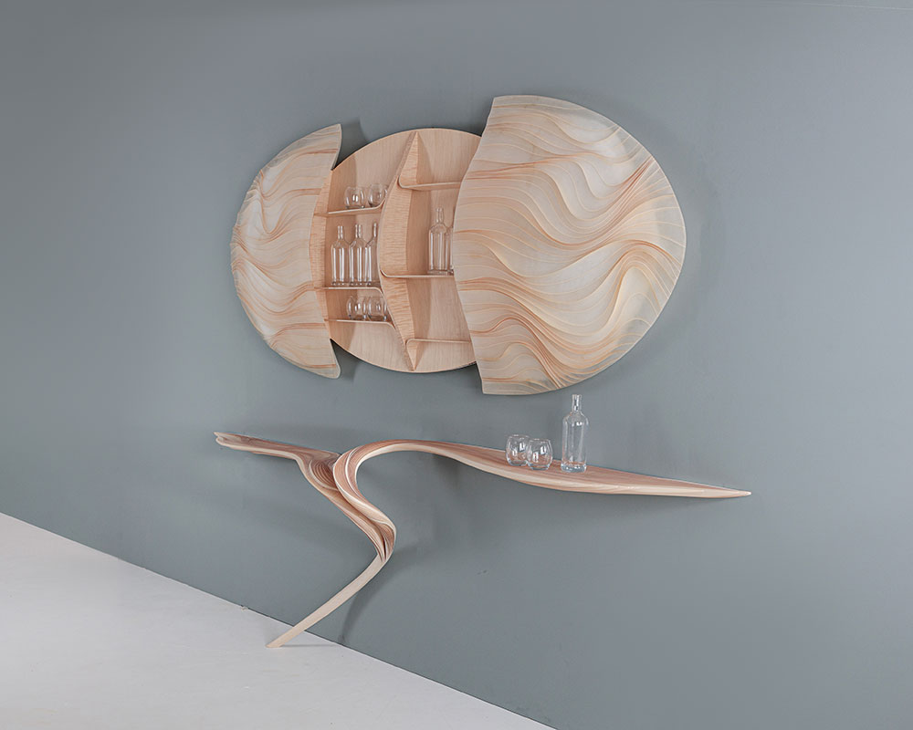 Marc Fish Ethereal Drinks Cabinet and Bar