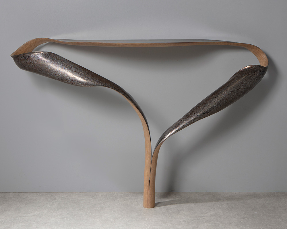 Marc Fish Mokume-gane Small Console Table