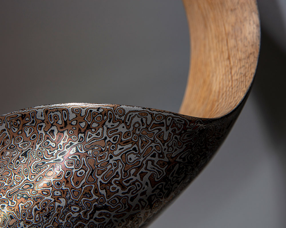 Marc Fish Mokume-gane Small Console Table