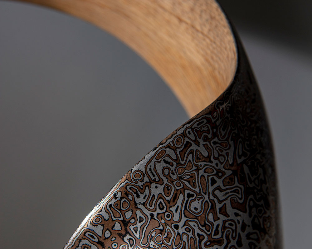 Marc Fish Mokume-gane Small Console Table