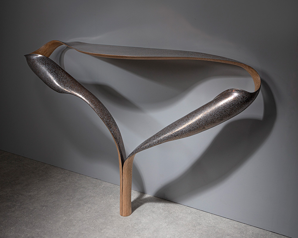 Marc Fish Mokume-gane Small Console Table