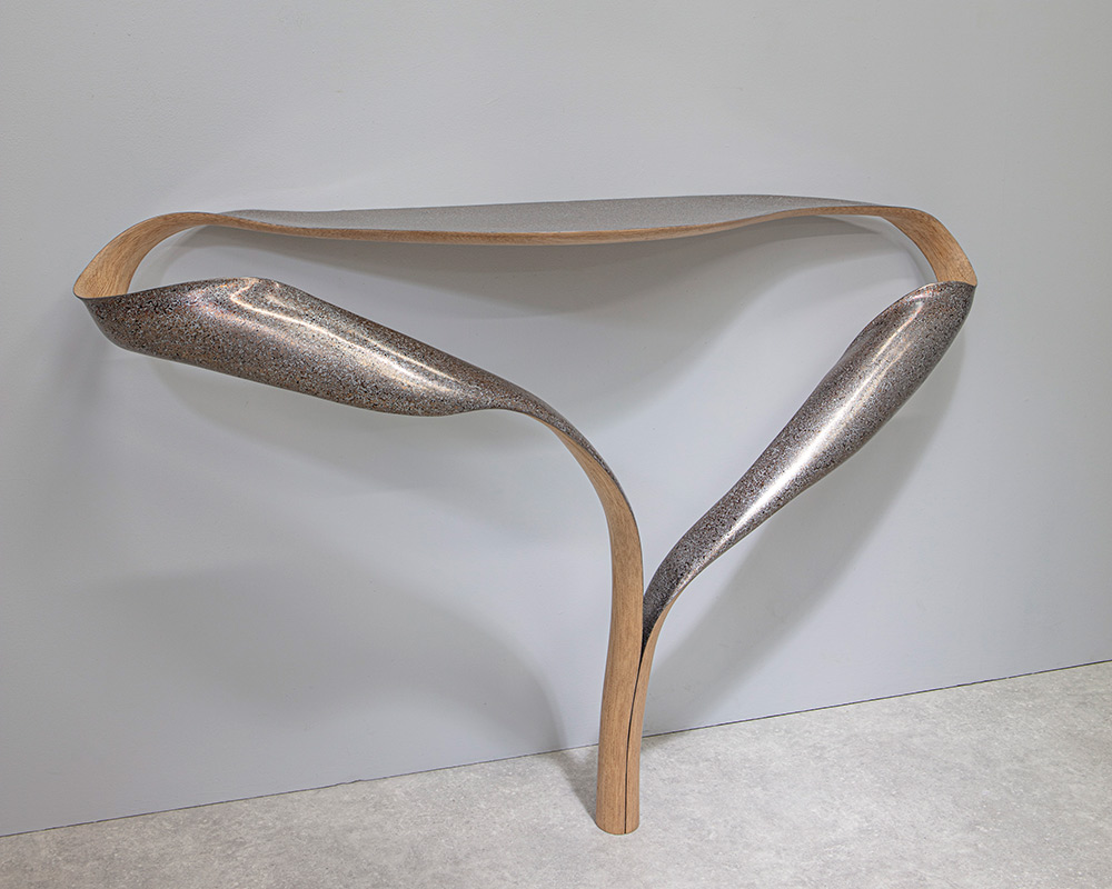 Marc Fish Mokume-gane Small Console Table