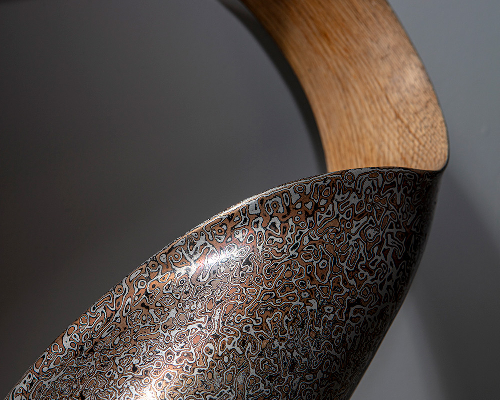 Marc Fish Mokume-gane Small Console Table