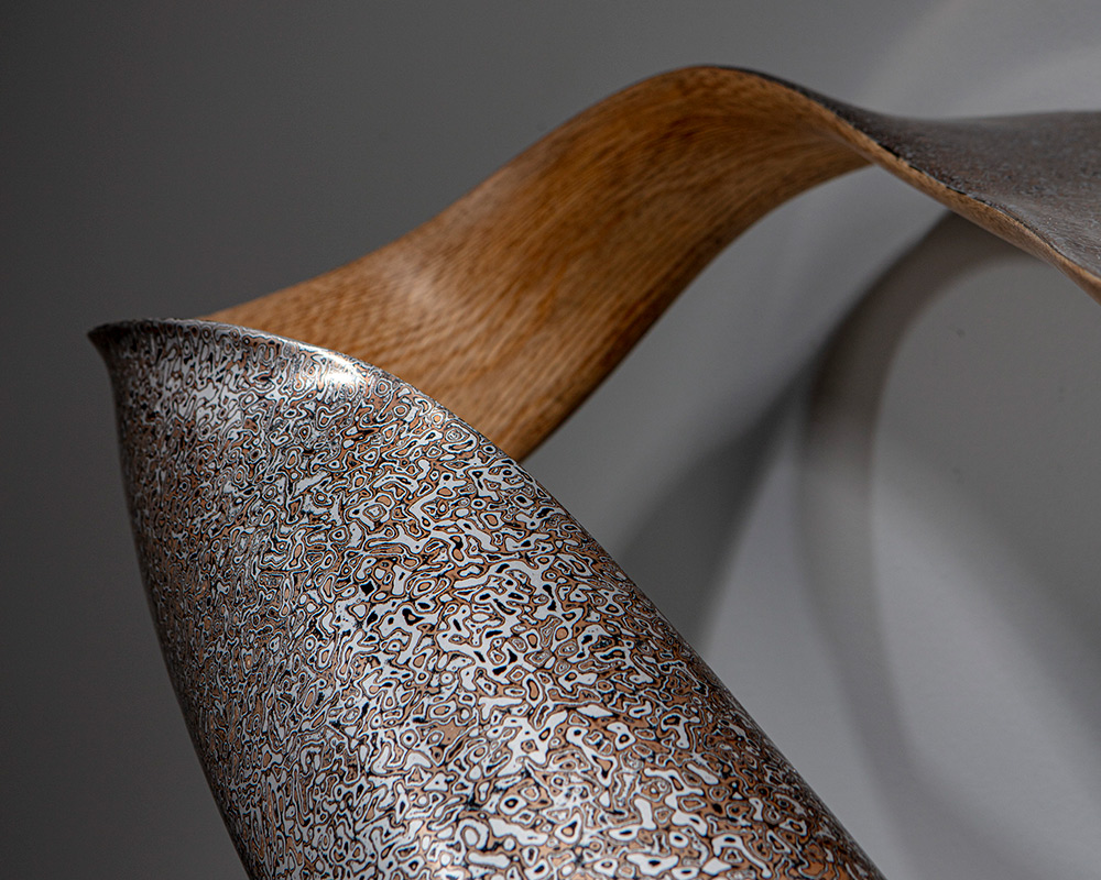 Marc Fish Mokume-gane Small Console Table