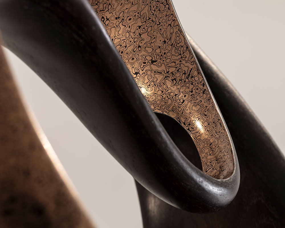 Marc Fish Mokume-gane  Small Sculpture #1