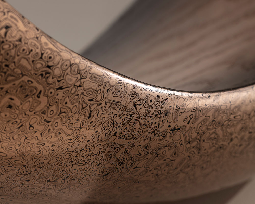 Marc Fish Mokume-gane  Small Sculpture #1