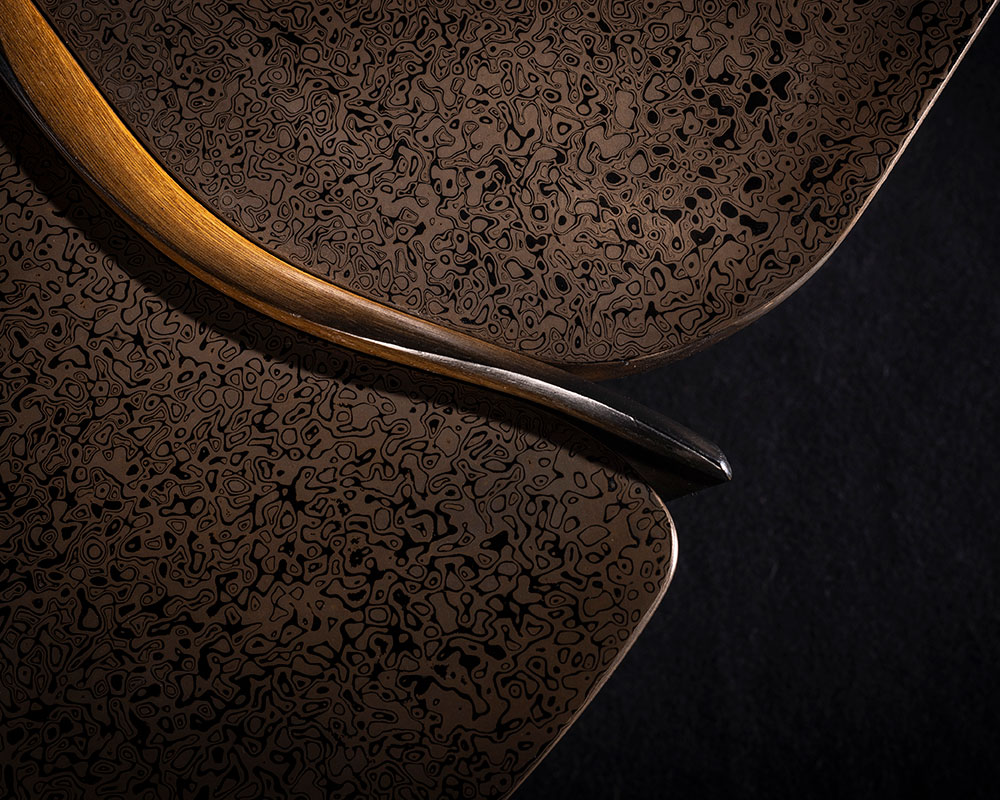 Marc Fish Mokume-gane Low Lounge Table