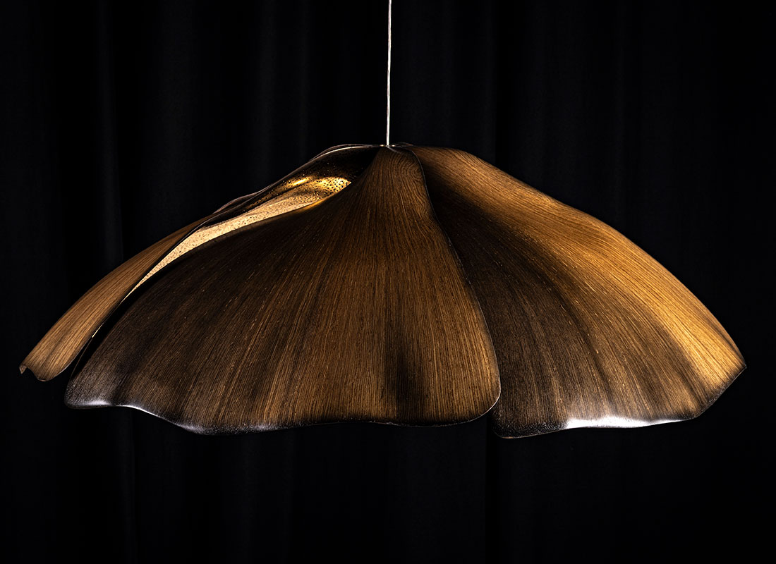 Marc Fish Mokume-gane Large Pendant Light